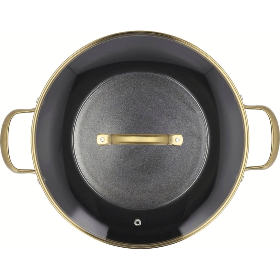 HOLM Brasserie Bratentopf 8 L, Schwarz