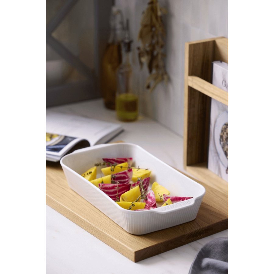 Pillivuyt Pliss Platte 38x21 cm, Wei