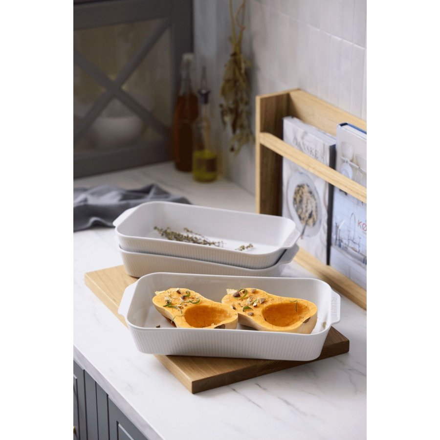 Pillivuyt Pliss Platte 38x21 cm, Wei