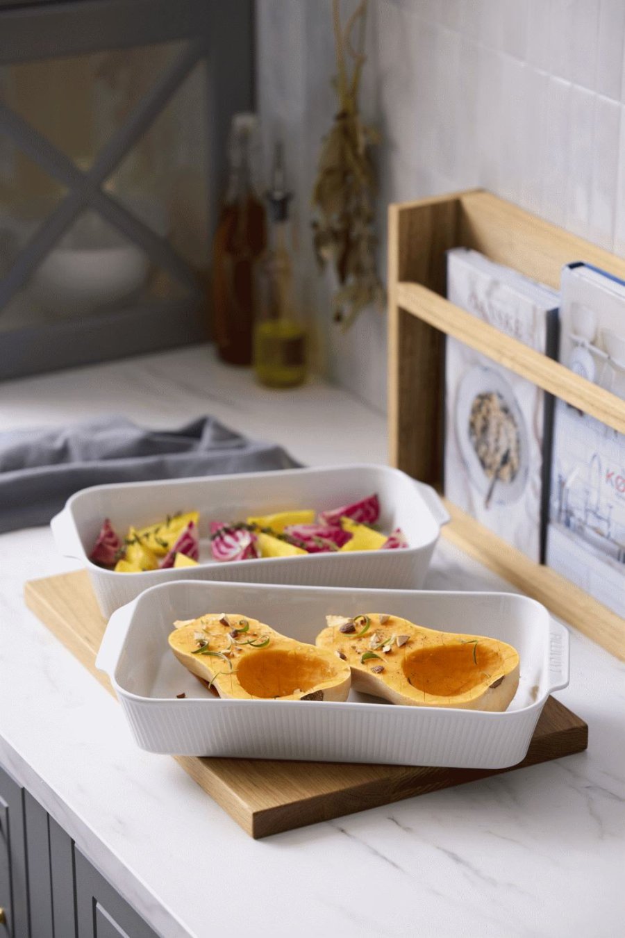 Pillivuyt Pliss Platte 2er Set, Wei