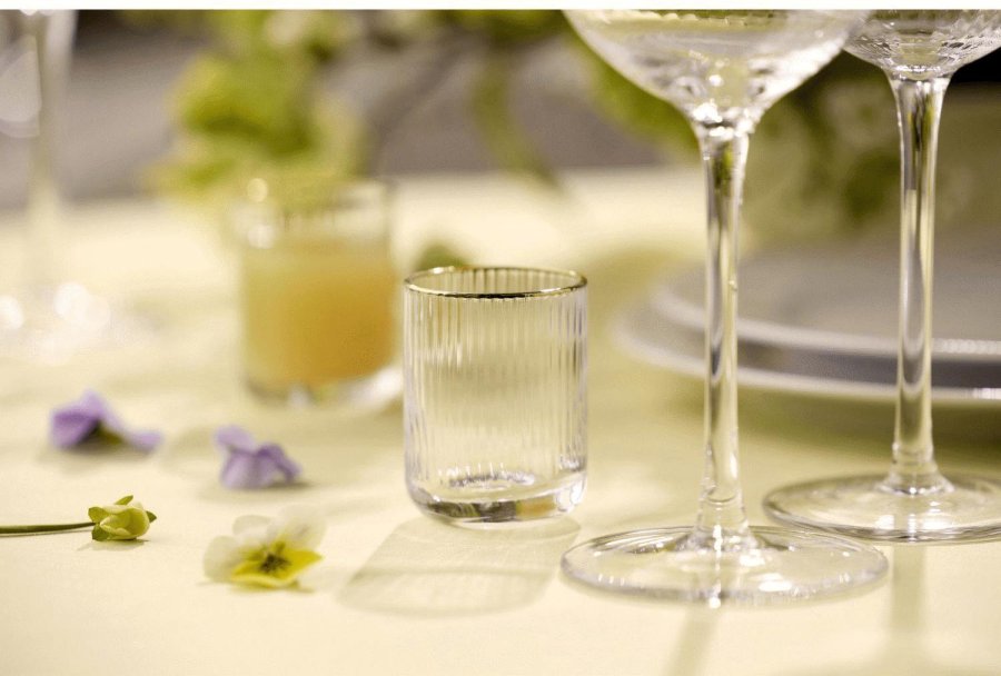 Lyngby Glas Palermo Gold Shotglas 6er Set 6 cl