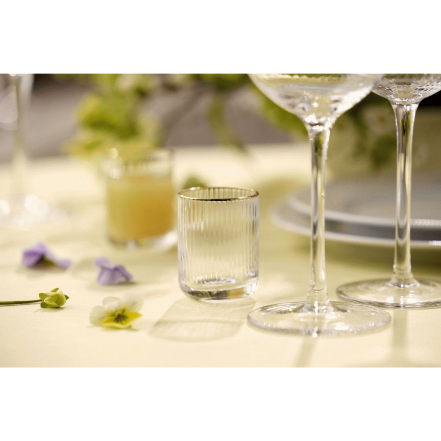 Lyngby Glas Palermo Gold Shotglas 6 stk. 6 cl