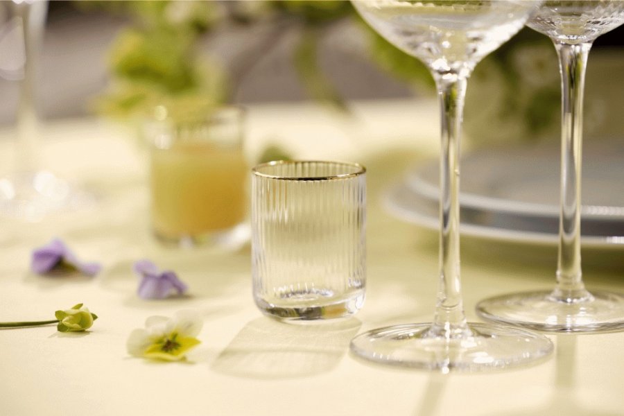 Lyngby Glas Palermo Gold Shotglas 6 stk. 6 cl