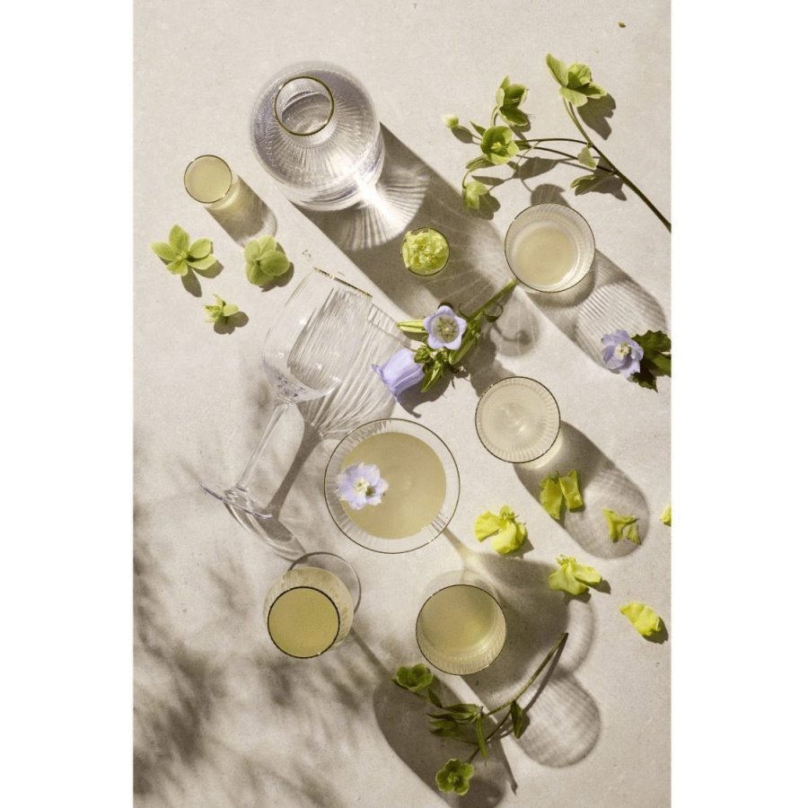 Lyngby Glas Palermo Gold Highball Glas 4er Set 50 cl