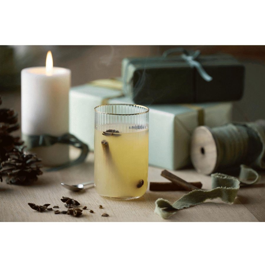 Lyngby Glas Palermo Gold Highball Glas 4er Set 50 cl