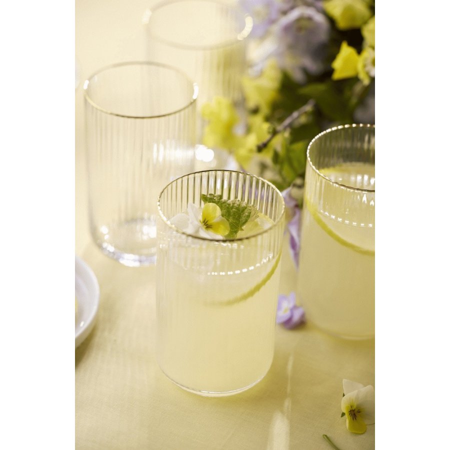 Lyngby Glas Palermo Gold Highball Glas 4 stk. 50 cl