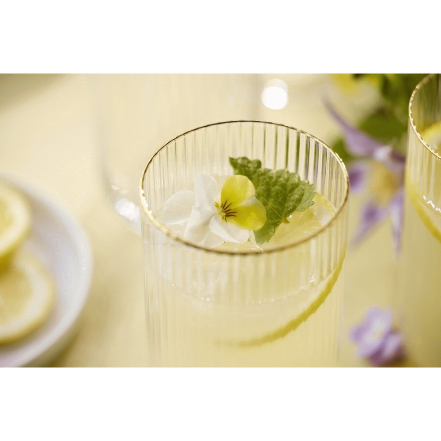 Lyngby Glas Palermo Gold Highball Glas 4 stk. 50 cl