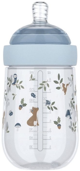 Mepal Mio Schnullerflasche 240 ml, Forest Friends