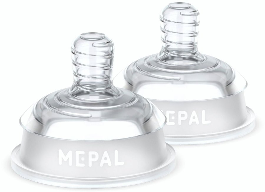 Mepal Mio Flaschensauger 2er Set Fast, Klar