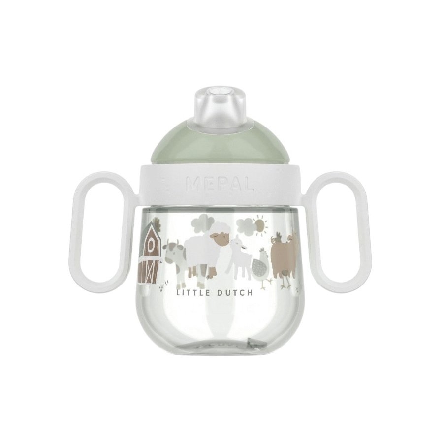 Mepal Mio Babykrus Drypfri 200 ml, Little Farm