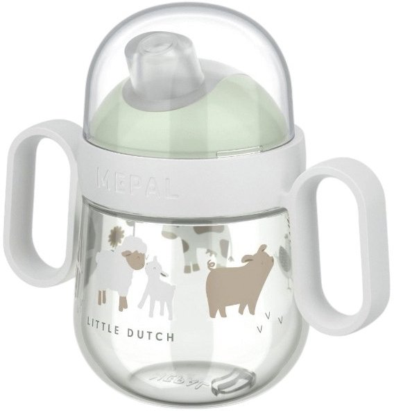 Mepal Mio Babykrus Drypfri 200 ml, Little Farm