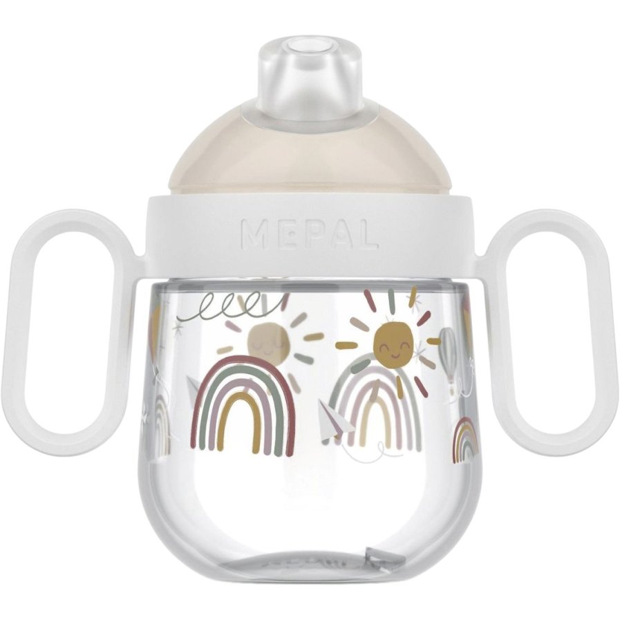 Mepal Mio Babykrus Drypfri 200 ml, Sunshine & Rainbow