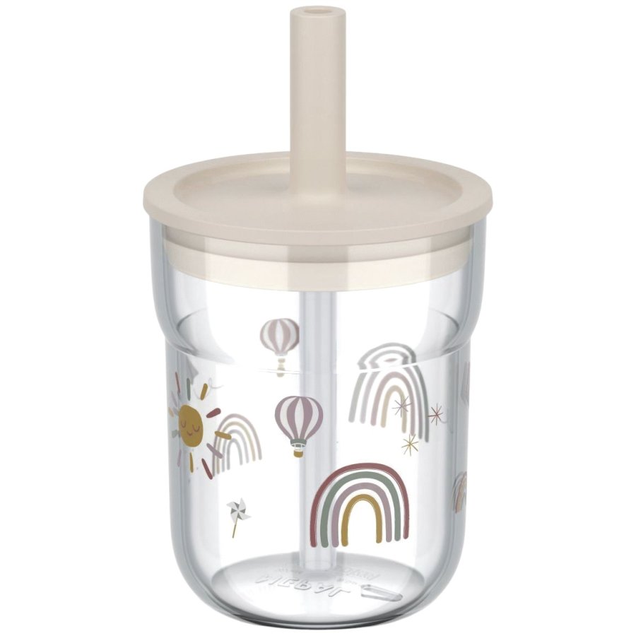 Mepal Mio Brneglas m. Sugerr 250 ml, Sunshine & Rainbow