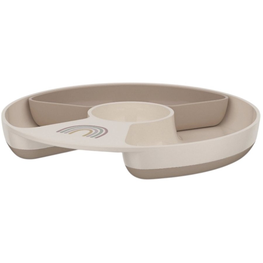 Mepal Mio Brnetallerken m. Opdeling 20 cm, Sunshine & Rainbow