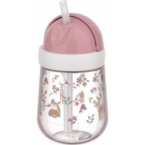 Mepal Mio Kinderbecher mit Strohhalm 300 ml, Fairy Garden