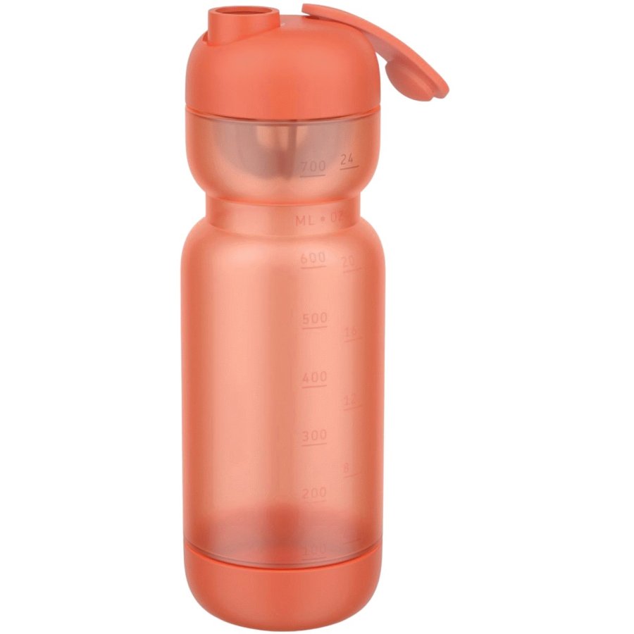 Mepal Active Shake Sportflasche 800 ml, Peach Orange