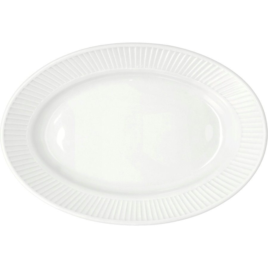 Pillivuyt Pliss Servierplatte 22,5x15,5 cm, Wei