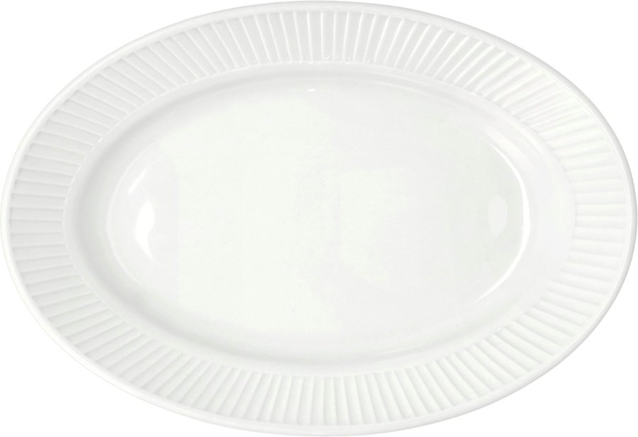 Pillivuyt Pliss Servierplatte 22,5x15,5 cm, Wei
