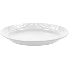 Pillivuyt Plissé Serveringsfad 22,5x15,5 cm, Hvid