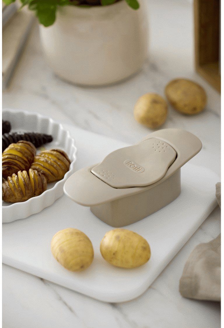 Rosti Classic Hasselback-skrer 19,2 cm, Humus