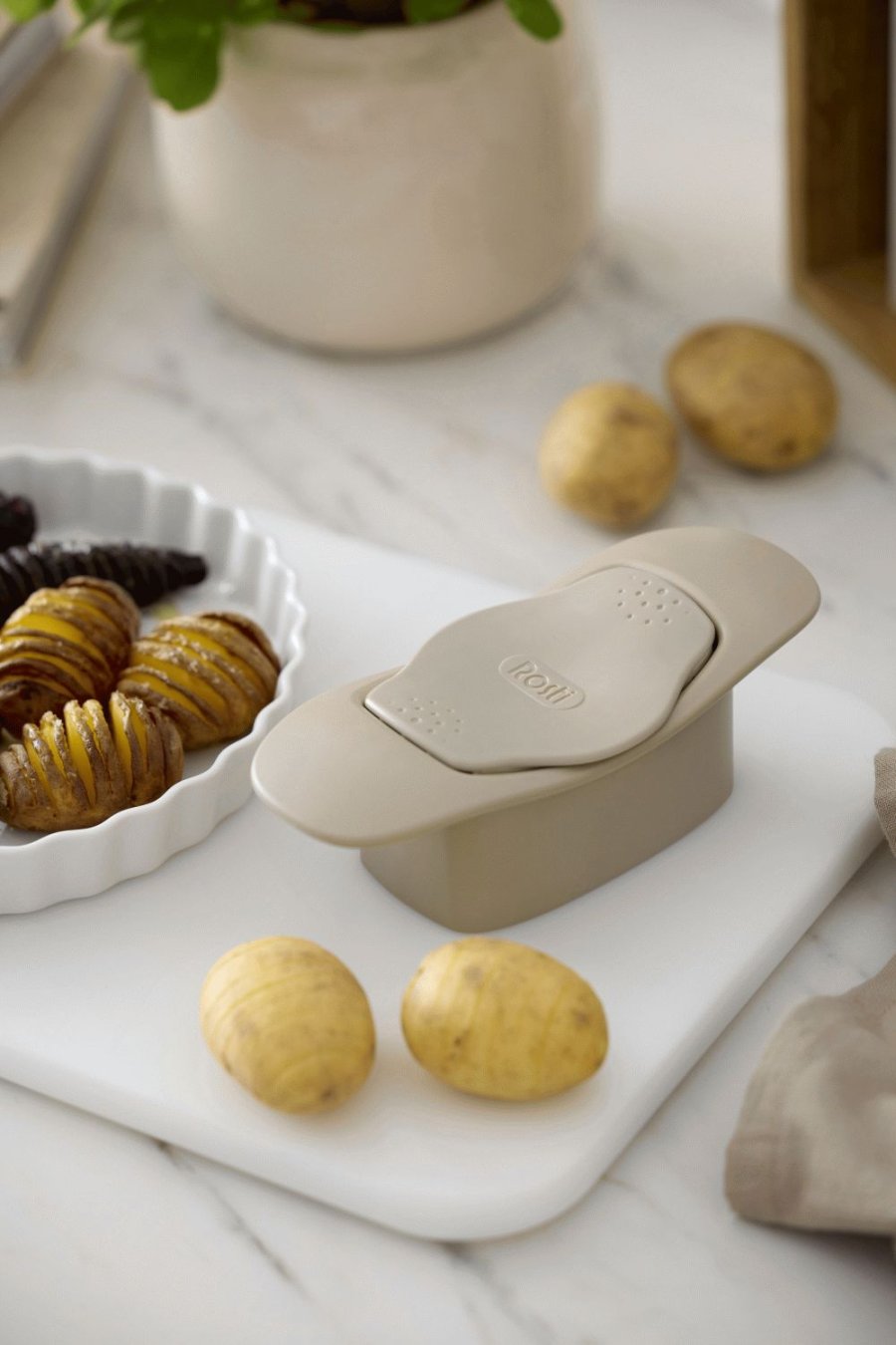 Rosti Classic Hasselback-sk�rer 19,2 cm, Humus