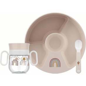 Mepal Mio Starterâ€‘Set 3â€‘teilig, Sunshine & Rainbow