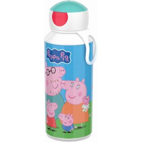 Mepal Popup Campus Trinkflasche 400 ml, Gurli-Schwein