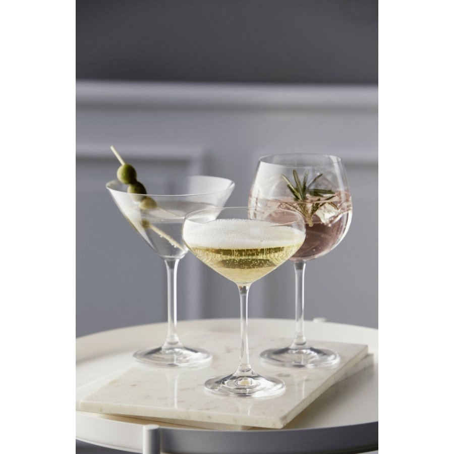 Lyngby Glas Juvel Martiniglas 4 stk. 28 cl