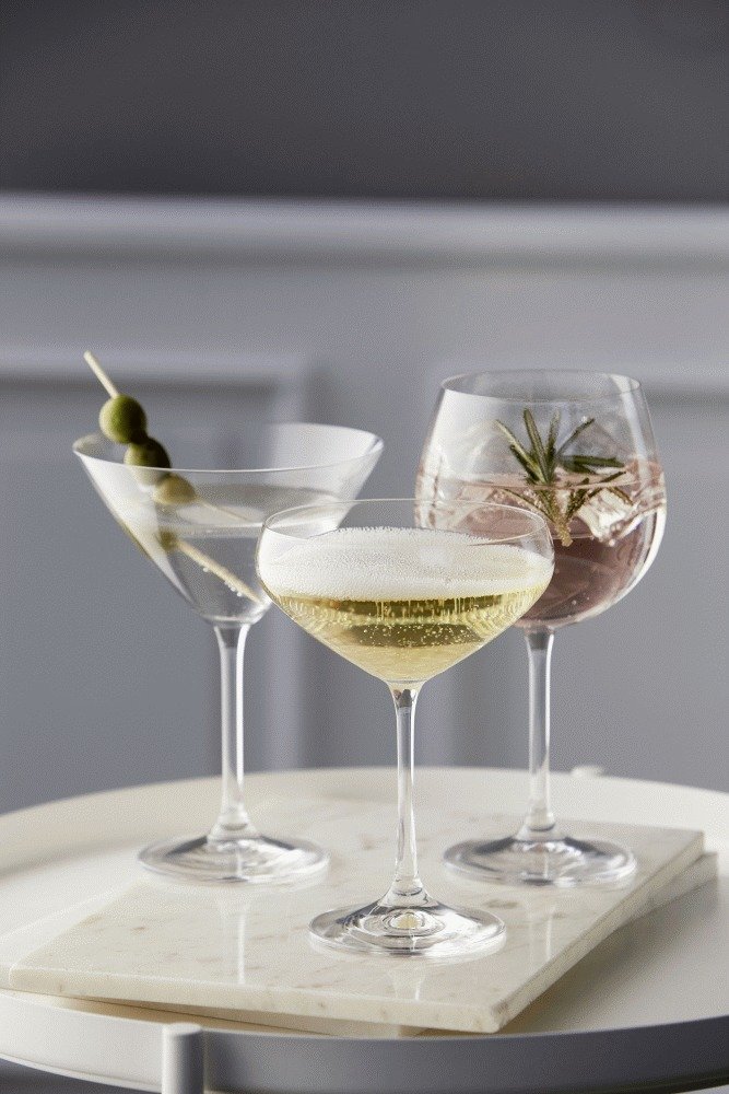 Lyngby Glas Juvel Martiniglas 4 stk. 28 cl