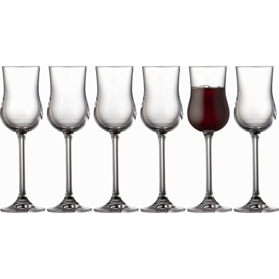 Lyngby Glas Juvel Portvin/Grappa 6 stk. 9 cl