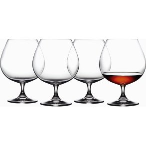 Lyngby Glas Juvel Cognac Glas 4er Set 69 cl