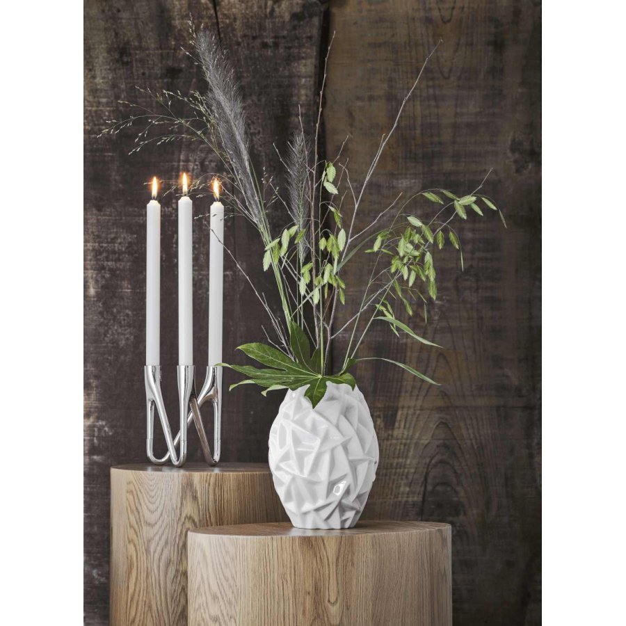 Mors Roots Kerzenstnder 3 Arme H16,5 cm, Chrom