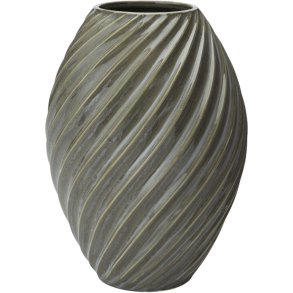Mors River Vase H21 cm, Graublau