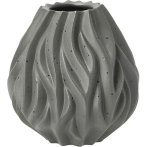Mors Flame Vase H19 cm, Grau