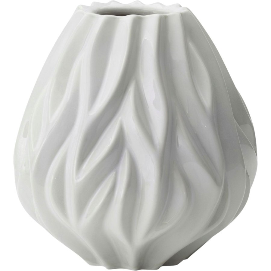 Mors Flame Vase H19 cm, Hvid
