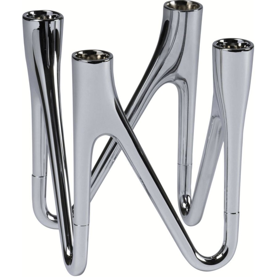 Mors Roots Kerzenstnder 4 Arme H16 cm, Chrom