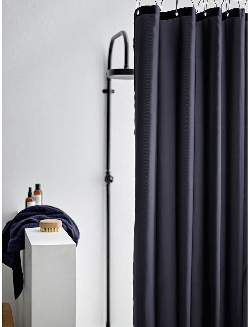 S&ouml;dahl Comfort Duschvorhang 180x220 cm, Navy Blue