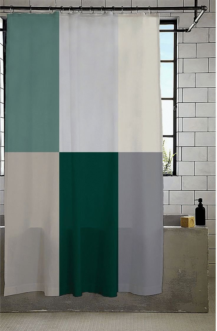 S&ouml;dahl Fusion Duschvorhang 180x200 cm, Sea Green