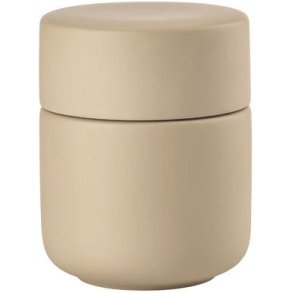 Zone Denmark Ume Krukke m. L�g H10 cm, Camel