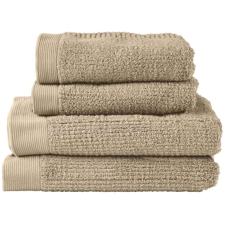 Zone Denmark Classic Handtuch 4er Set, Camel