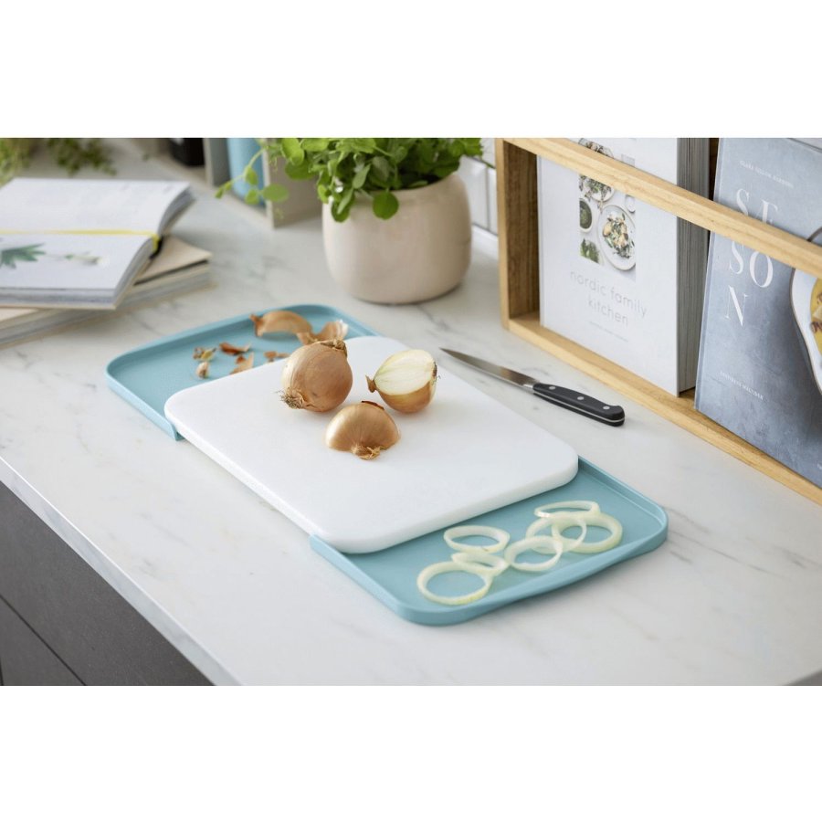 Rosti Separa Schneidebrett mit Schalen 39,5x26,8 cm, Nordic Green