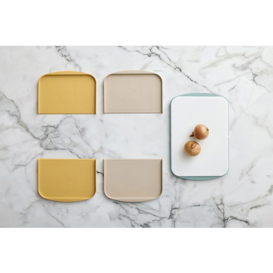 Rosti Separa Schneidebrett mit Schalen 39,5x26,8 cm, Nordic Green