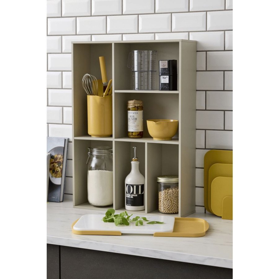 Rosti Separa Schneidebrett mit Schalen 39,5x26,8 cm, Curry