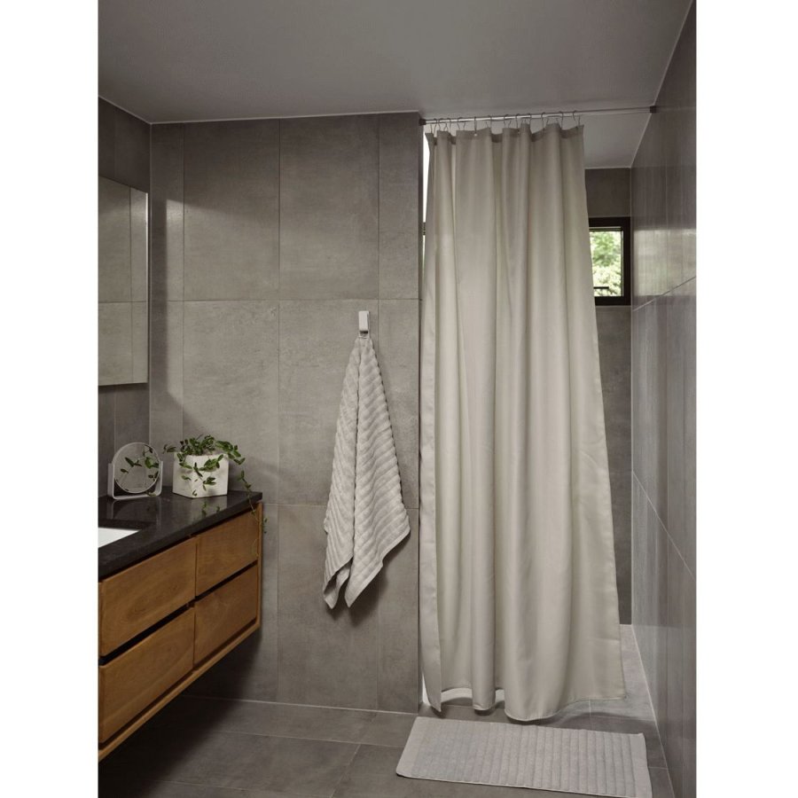Zone Denmark Lux Badeforh�ng 180x200 cm, Soft Grey