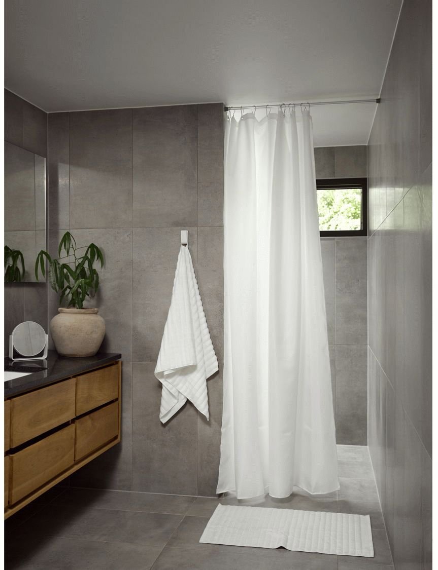 Zone Denmark Lux Badeforh�ng 180x220 cm, Hvid