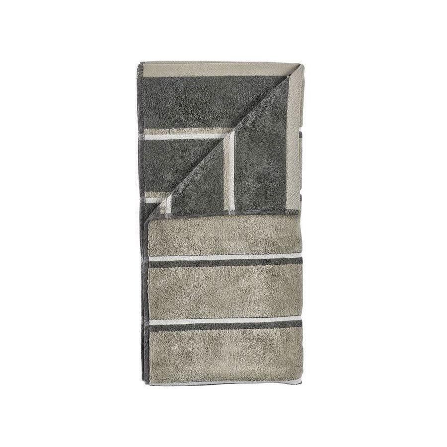 Zone Denmark Sauna H�ndkl�de 50x100 cm, Eucalypt/Olive Green/Soft Grey