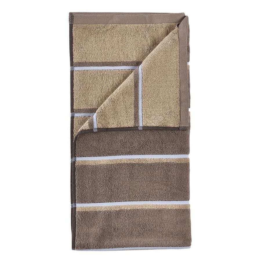 Zone Denmark Sauna Badeh�ndkl�de 70x140 cm, Taupe/Camel/Sky Blue