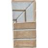Zone Denmark Sauna Badeh�ndkl�de 70x140 cm, Camel/Ice Blue/Olive Green