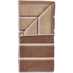 Zone Denmark Sauna H�ndkl�de 50x100 cm, Terracotta/Camel/Lupine