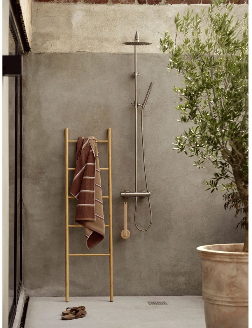 Zone Denmark Sauna Badeh�ndkl�de 70x140 cm, Terracotta/Camel/Lupine